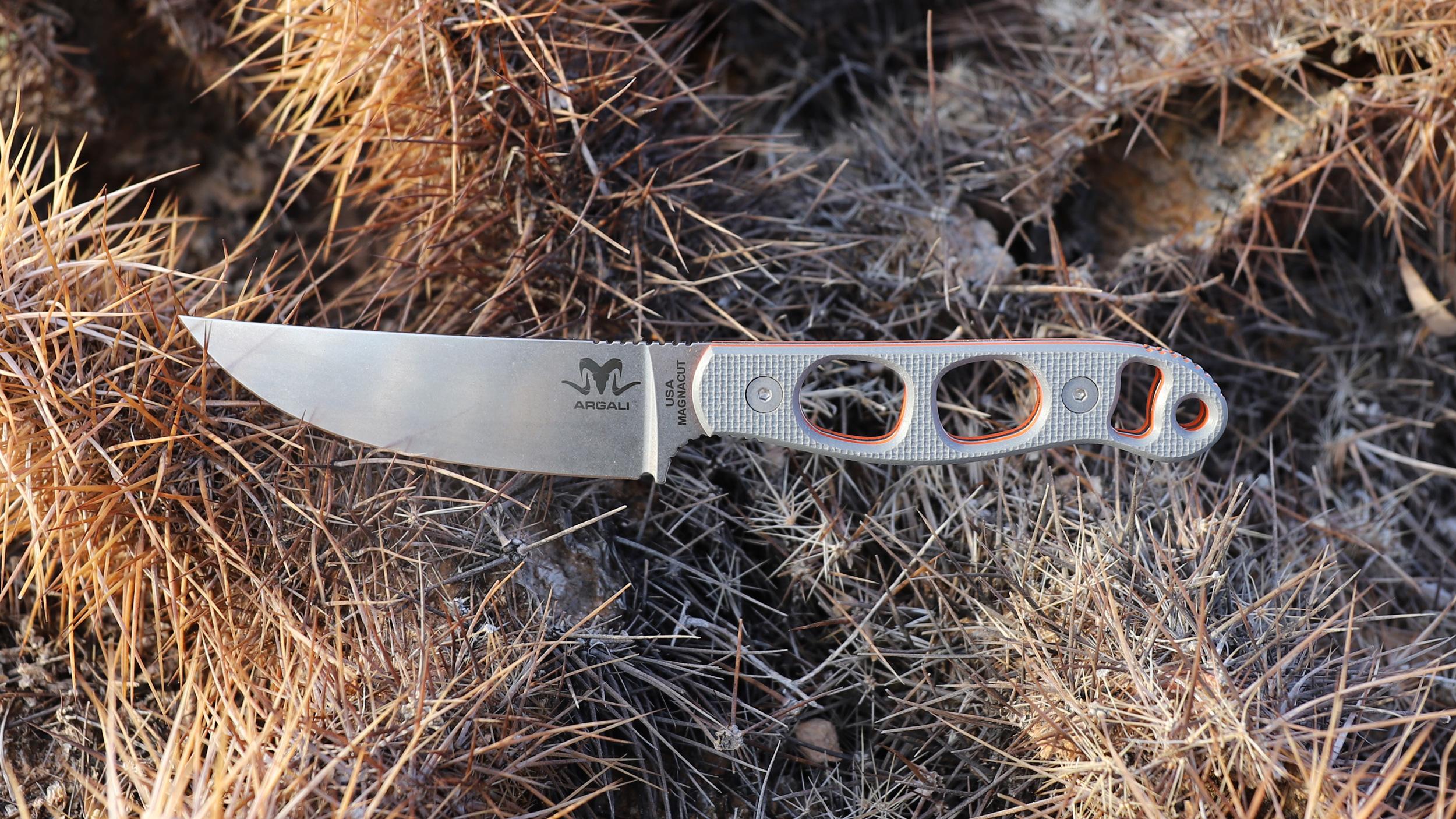 The Argali Sawtooth Knife made from magnacut steel