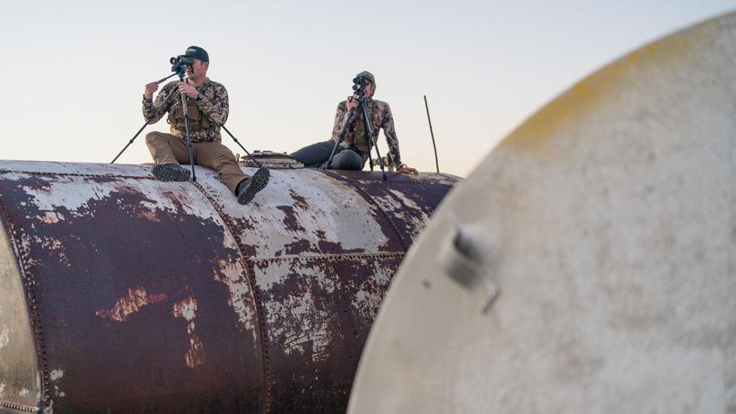 Gaining elevation to glass for antelope