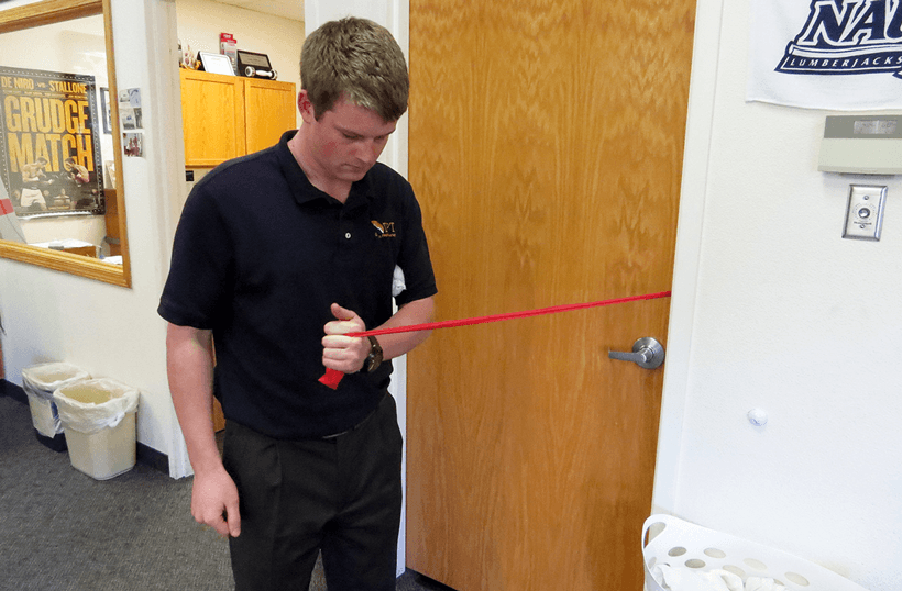 Band shoulder rotation internal