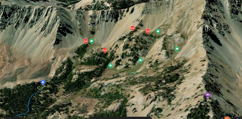 Tactics when e-scouting mule deer with GOHUNT Maps - 3