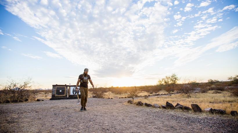 Long range archery practice