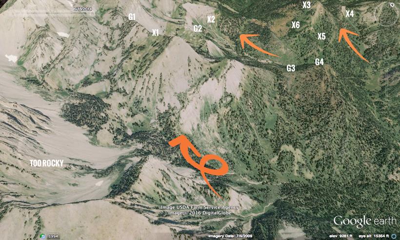 How to find big mule deer areas using Google Earth - 6