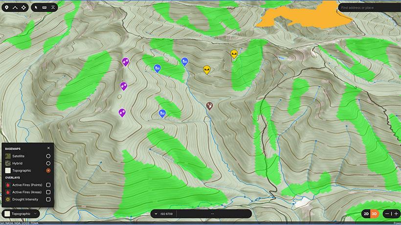 E-scouting tips for an archery elk hunt using GOHUNT Maps - 1