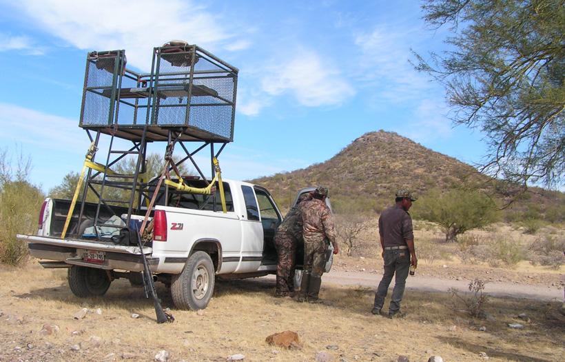 Glassing from a high rack truck in Mexico