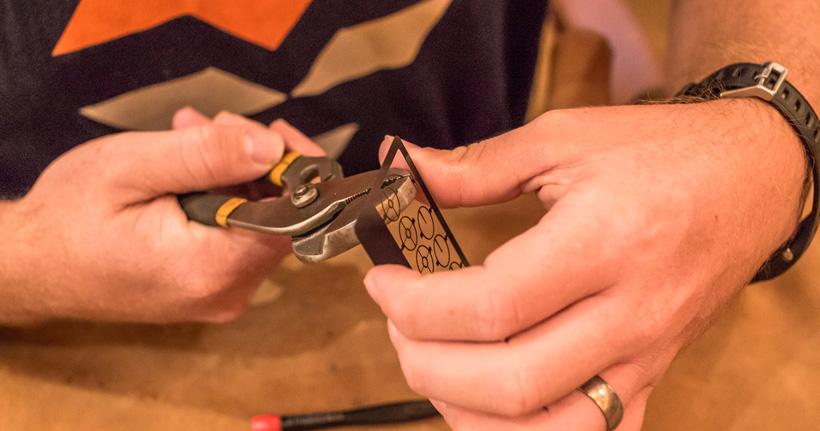 Selecting what sight to put in the globe sight housing