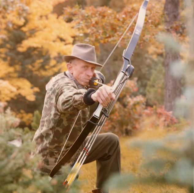 Fred bear shooting bow