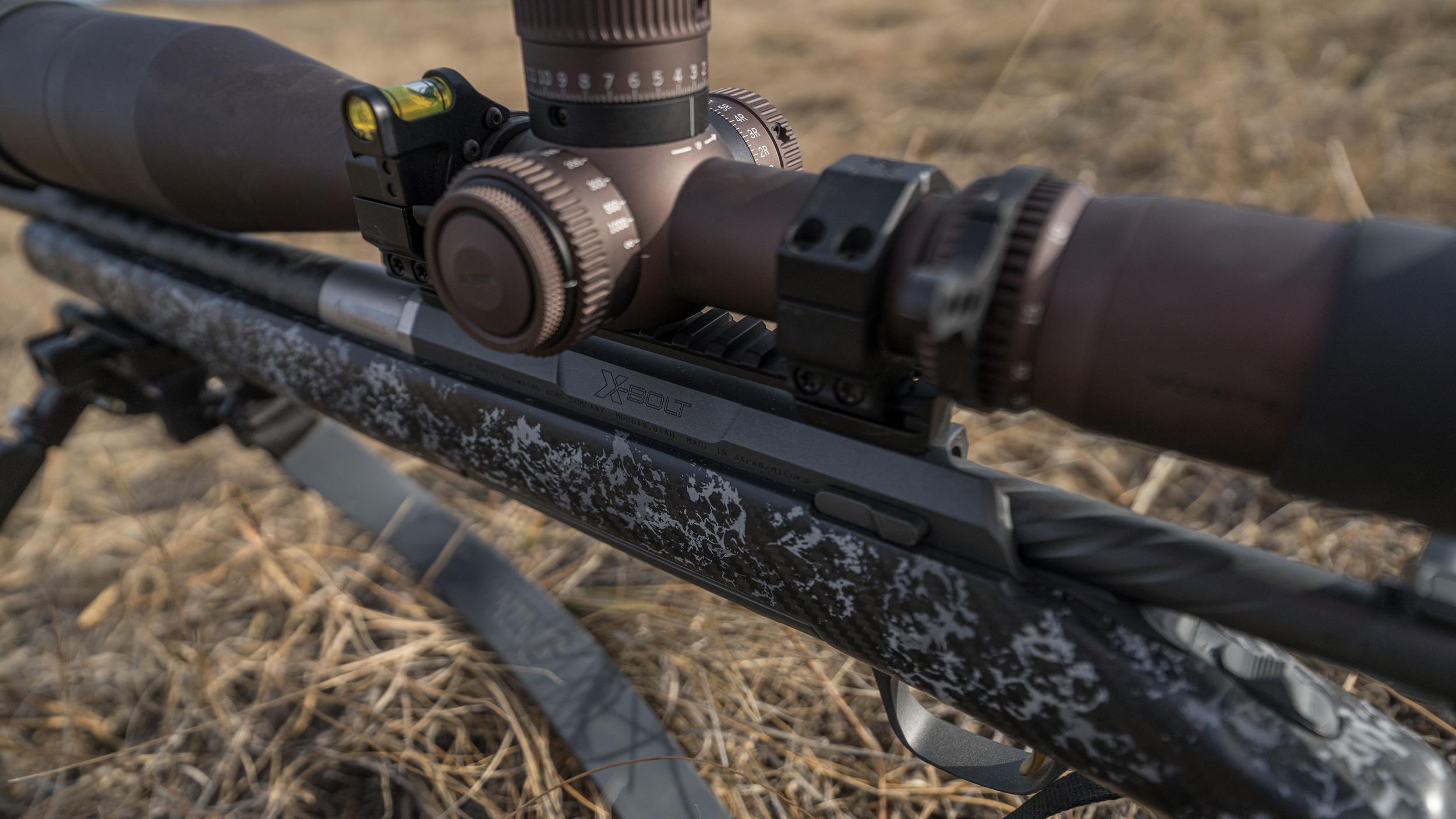 Browning X-Bolt 2 rifle while out on a mule deer hunt