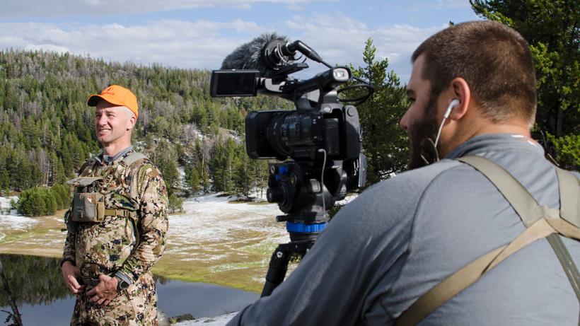 Randy newberg filming fresh tracks hunting show