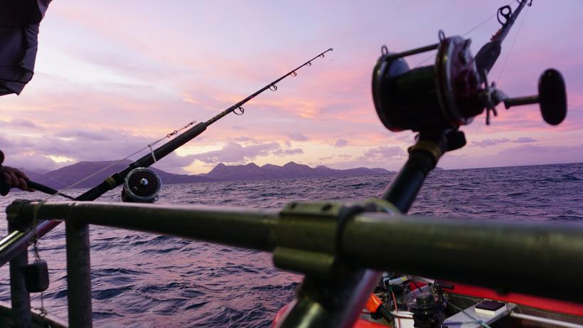 Fishing while on a blacktail hunt