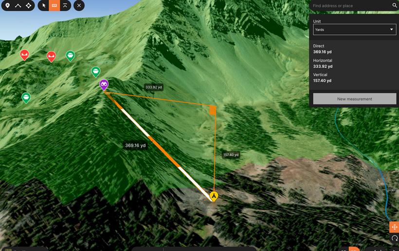 Tactics when e-scouting mule deer with GOHUNT Maps - 6