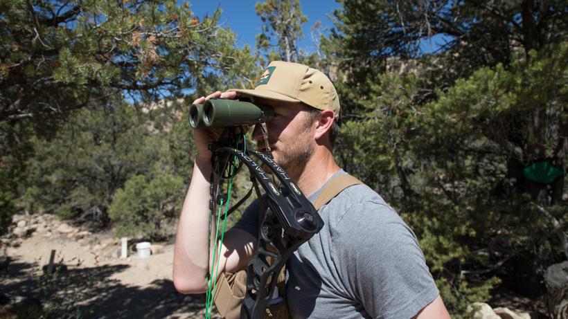 Trail kreitzer at the archery range