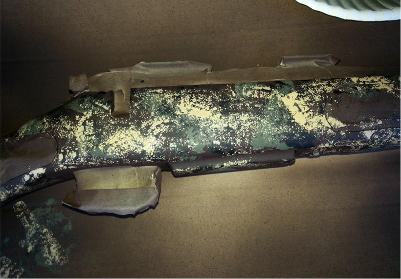 Final color on rifle