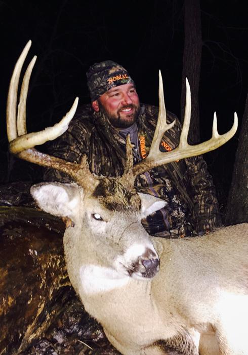 Jason hart with his kansas whitetail buck
