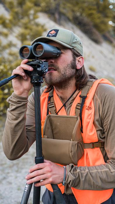 Neville enclosed marsupial bino harness