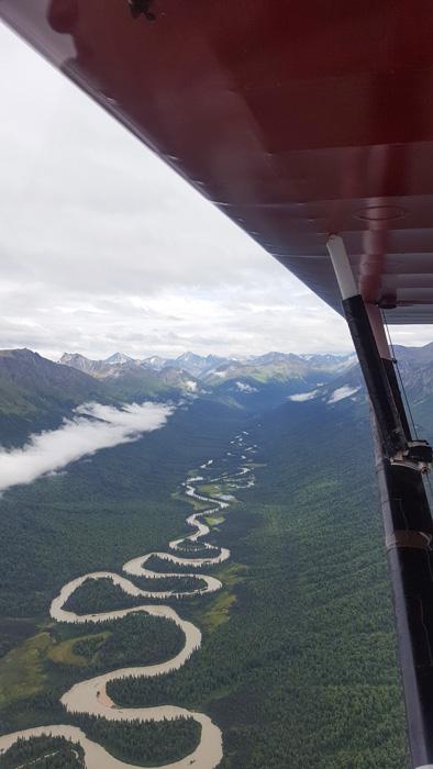 View from the Super Cub Plane