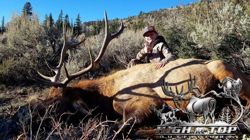 2017 utah elk taken with high top outfitters