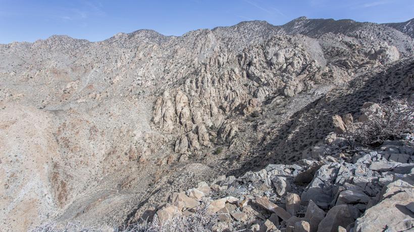 Mountains of desert sheep hunting