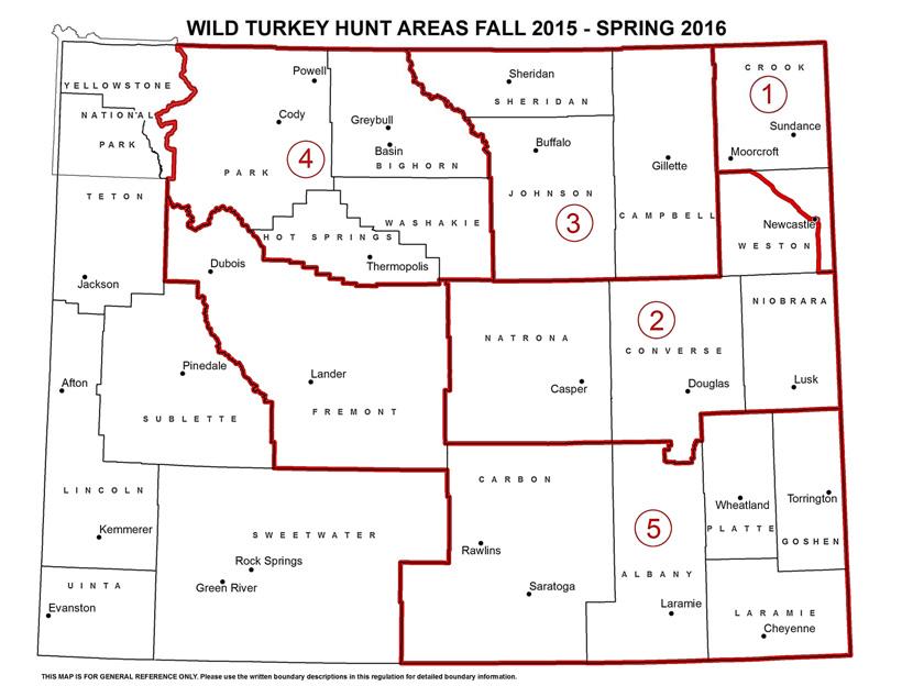 Wyoming turkey hunting areas