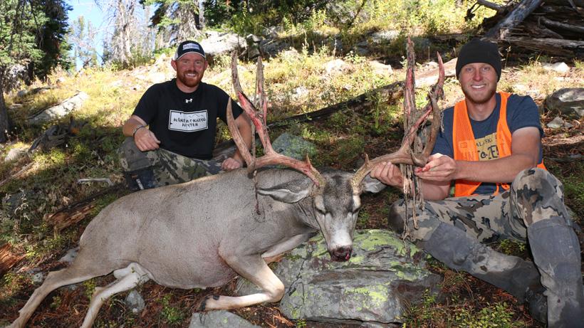 Three friends pursue high country mule deer in Wyoming - 4