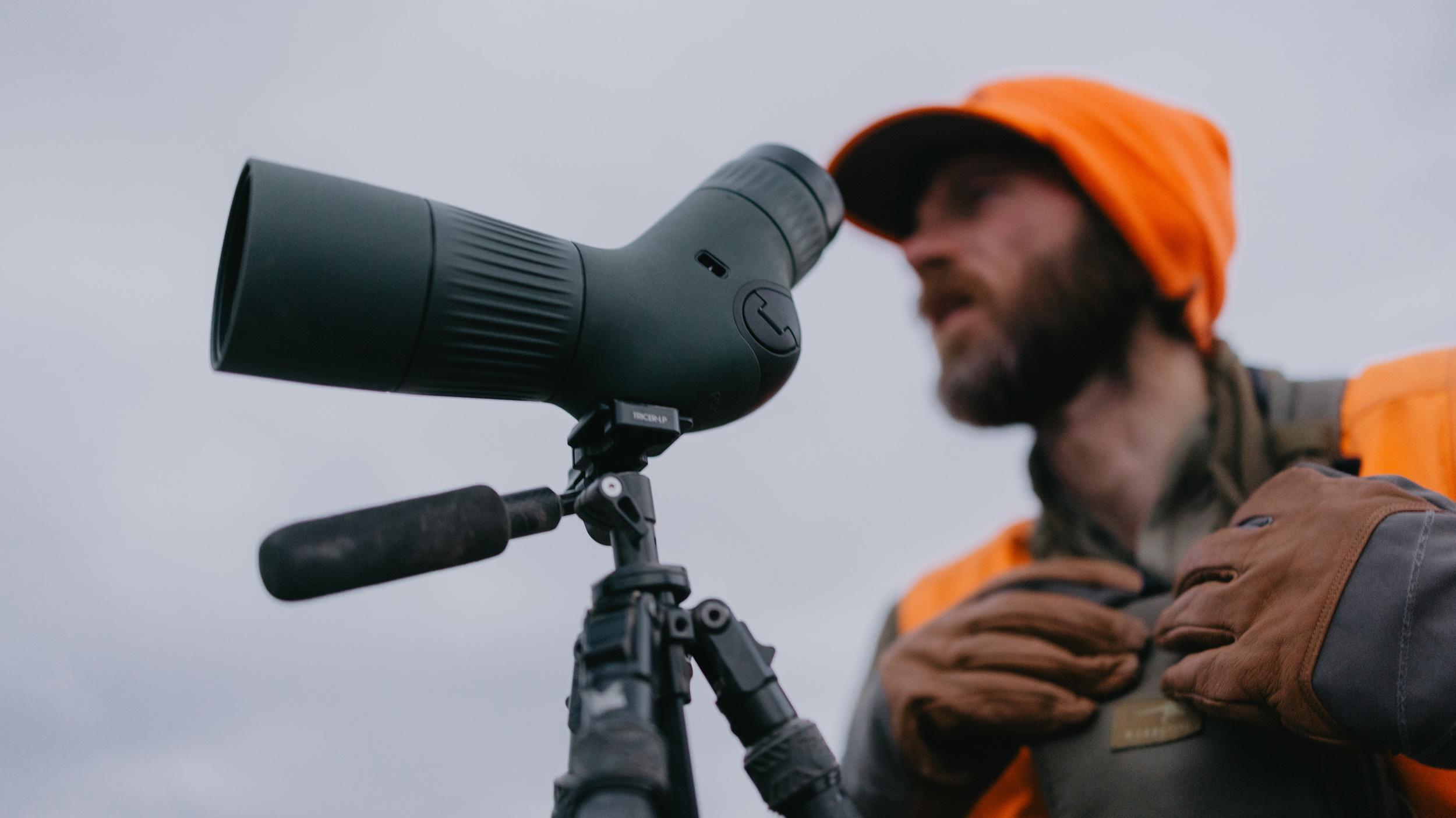 Swarovski AT Balance image stabilized spotting scope on tripod