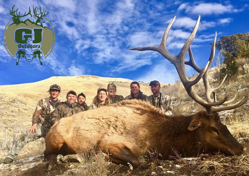 Nevada bull elk taken with g and j outdoors