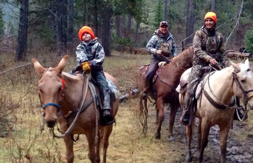 Kaydan riding hondo the mule