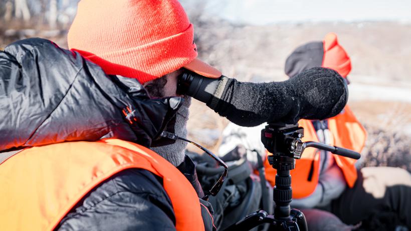 Sock to cover spotting scope