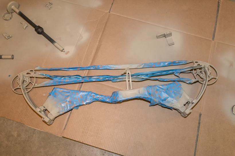 Bow after paint has dried