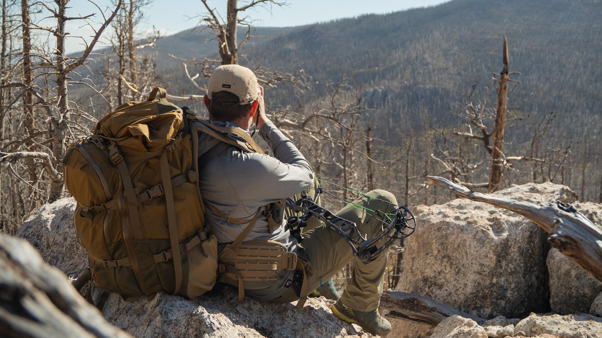 Trail Kreitzer with Kifaru backpack bowhunting elk