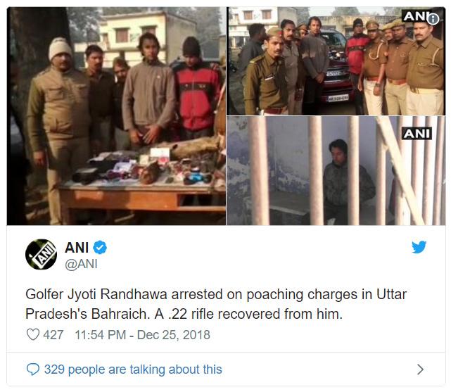 Pro golfer and caddy caught poaching