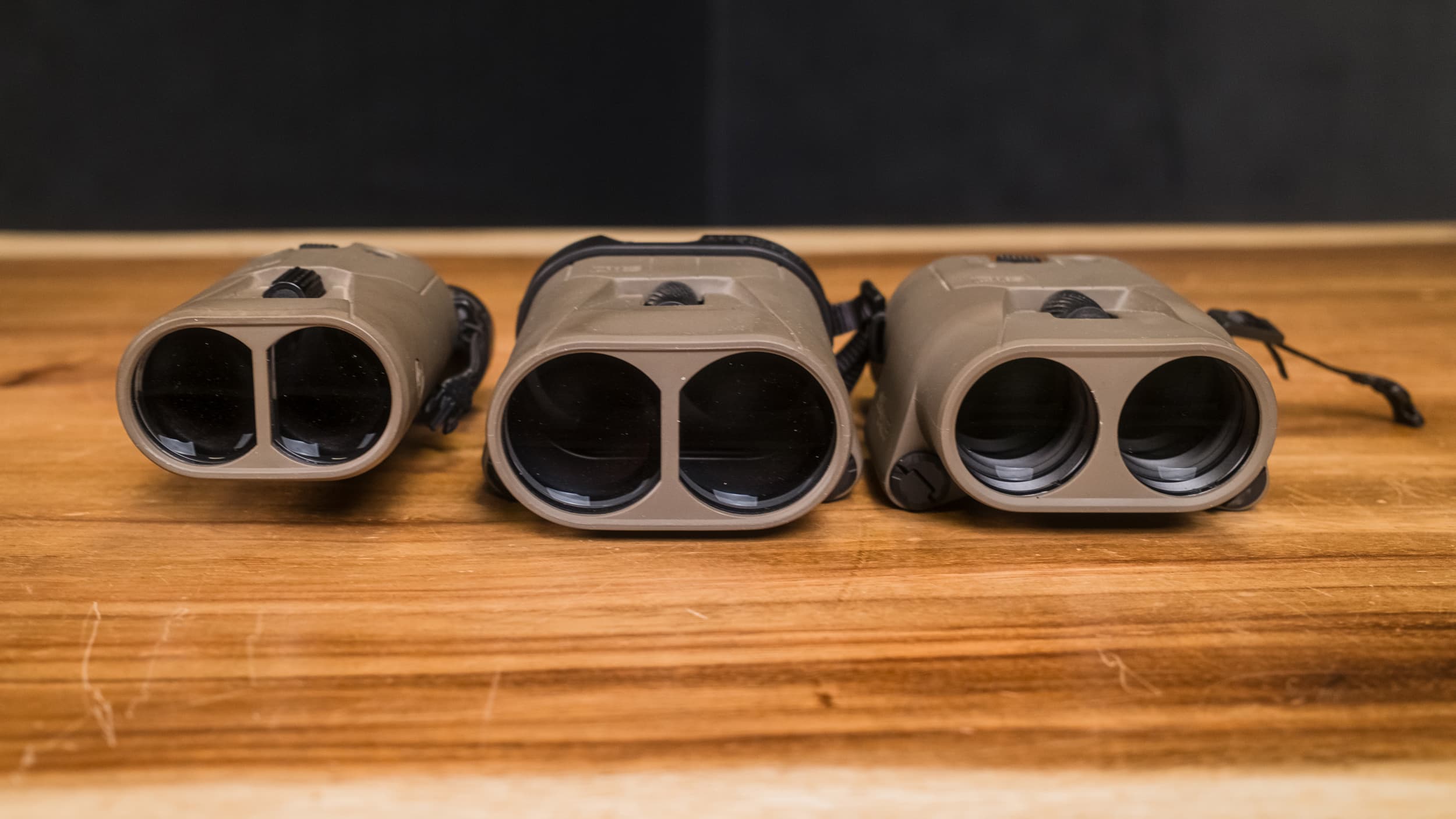Front objective view of SIG SAUER ZULU6 image stabilized binoculars