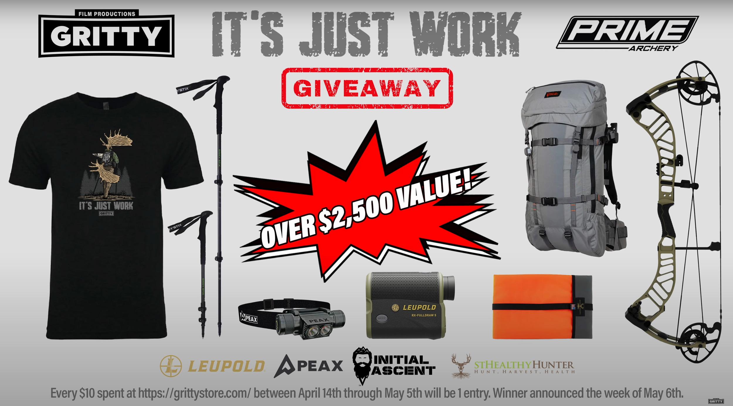 It's Just Work giveaway Gritty moose film launch