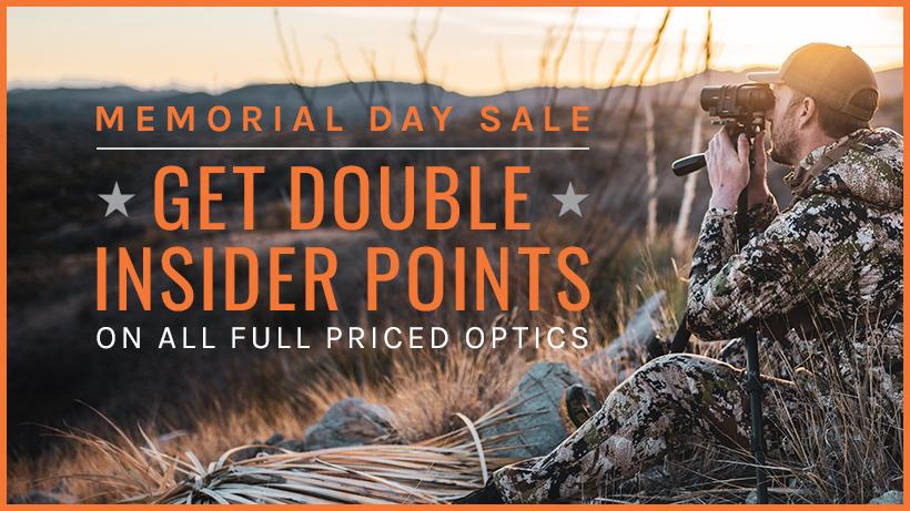 Double insider points on all full priced optics