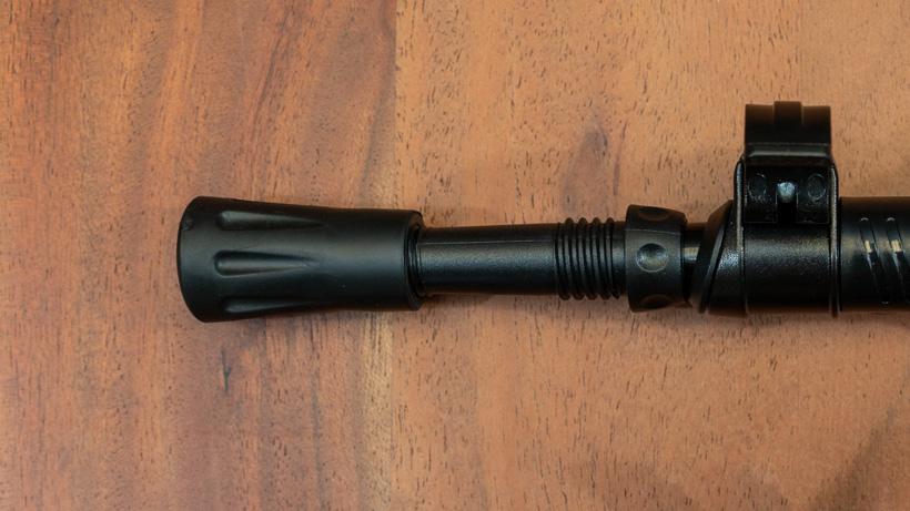 Screw on rubber trekking pole feet