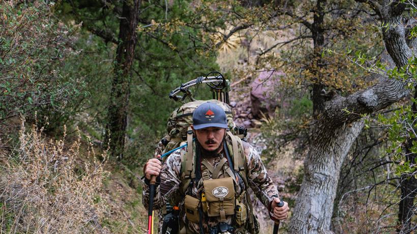 Hiking to the next hunting location