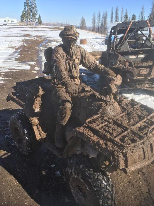 Atv ride back from hunting location