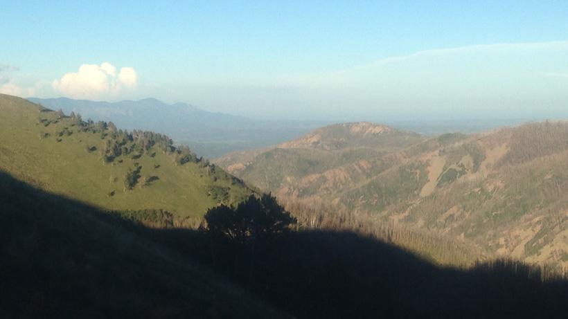 Scenery while hunting elk in New Mexico