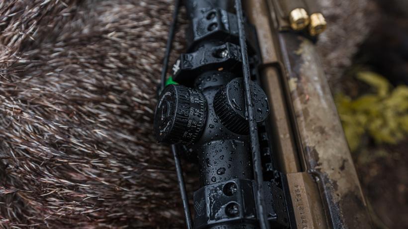 Vortex razor hd lht on javelina hunt in rain
