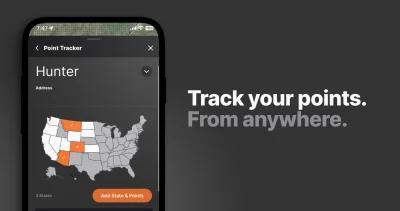 Point Tracker feature is now available in the GOHUNT mobile app