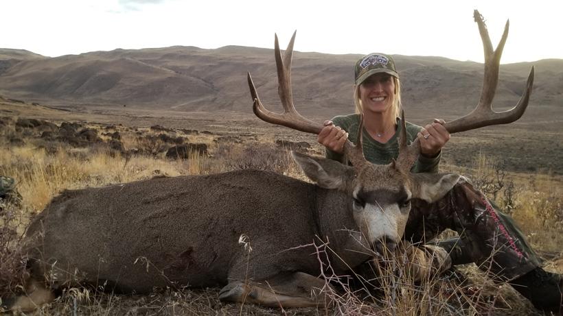 G and j outdoors with an awesome mule deer buck