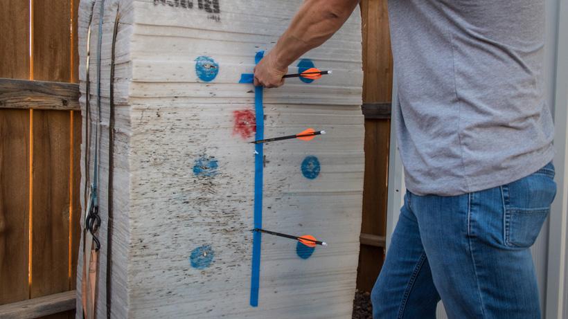 Target setup to french tune a bow_0