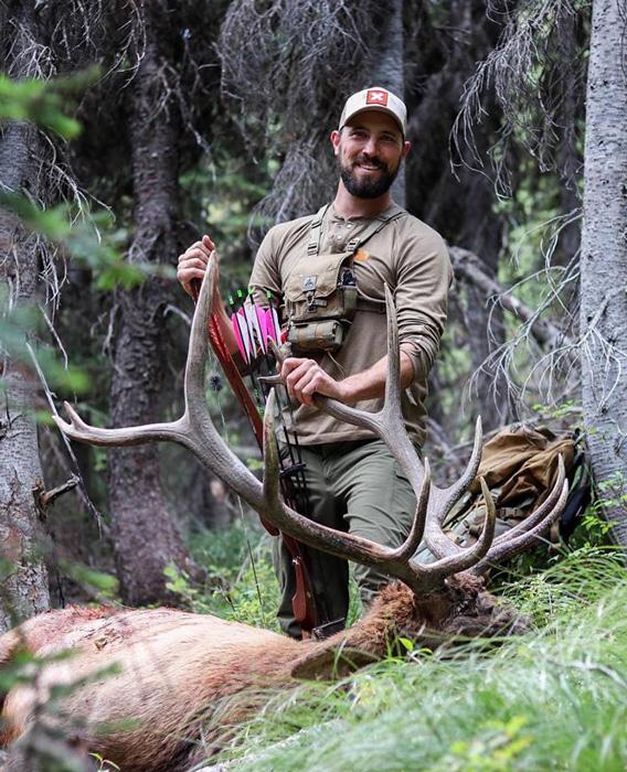Rex wolferman with his 2018 montana archery elk