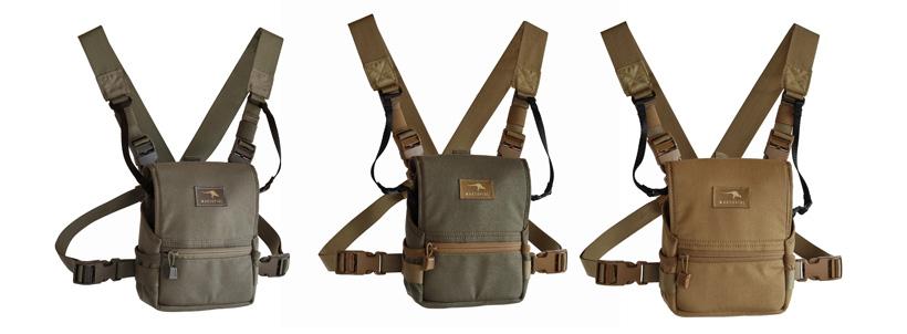 Marsupial gear binocular pack color options