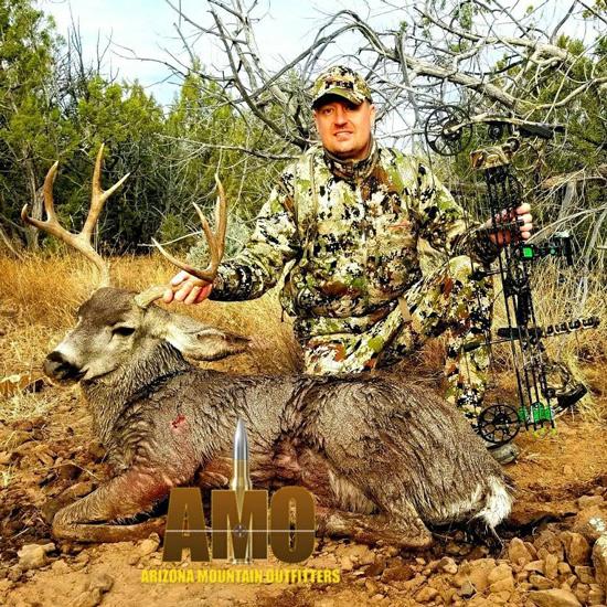 Mule deer taken with arizona mountain outfitters