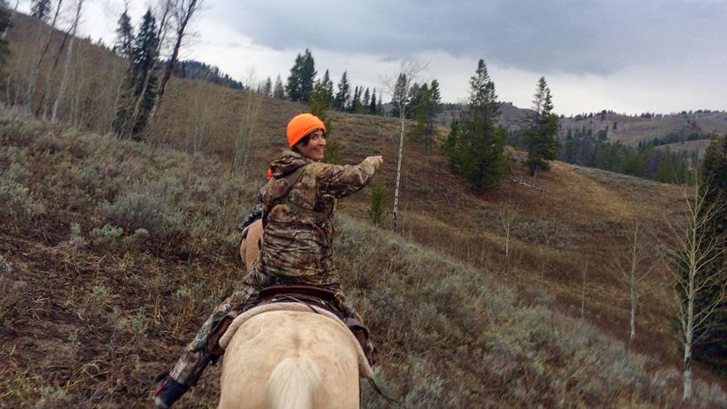 Riding further into moose country