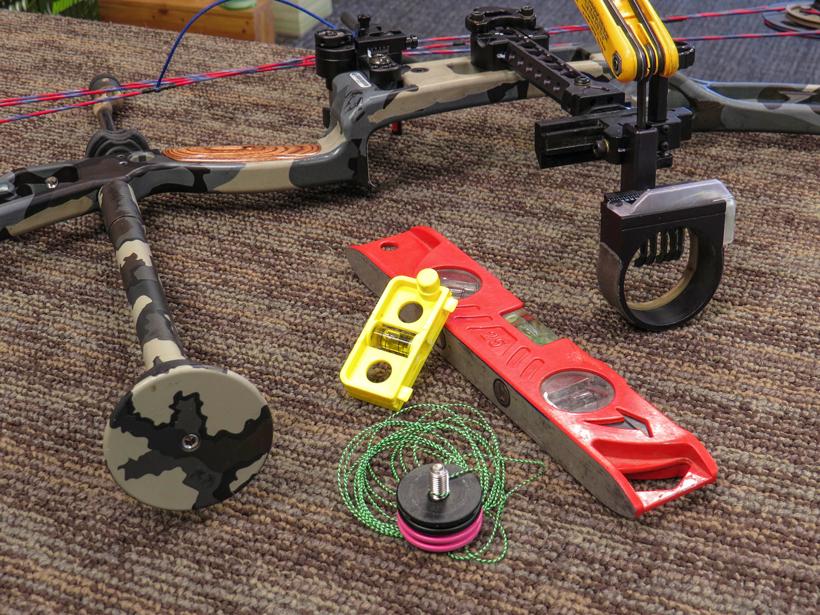 Tools needed for adjusting bow sight axis