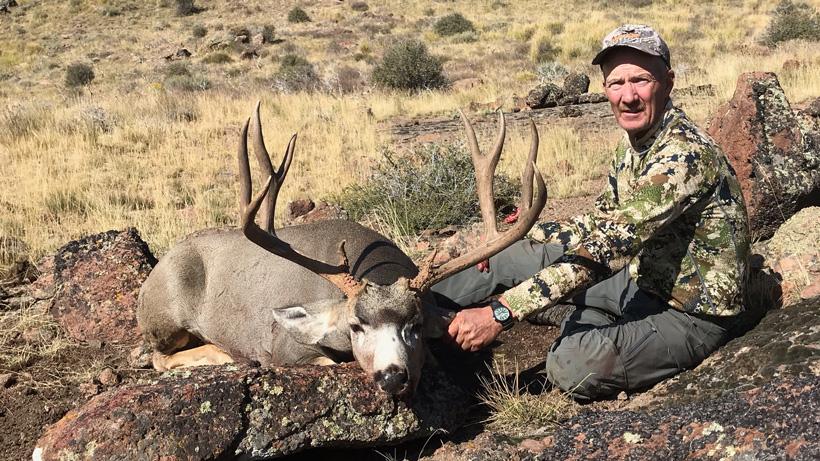 Mule deer taken with mount tobin outfitters