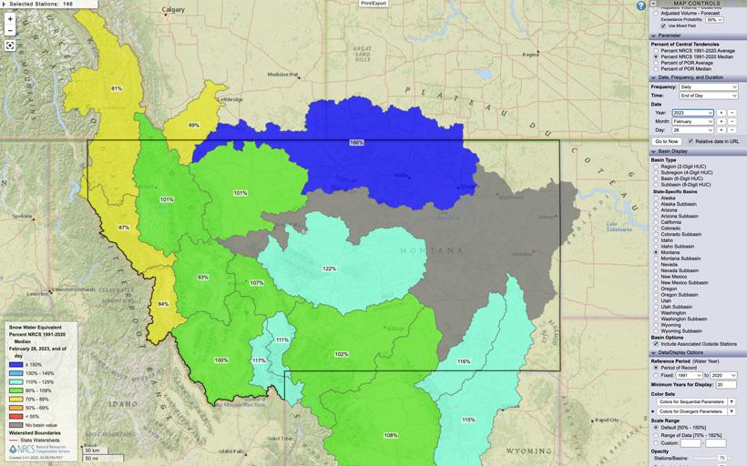 Why drought/snowpack maps are important for hunters - 16