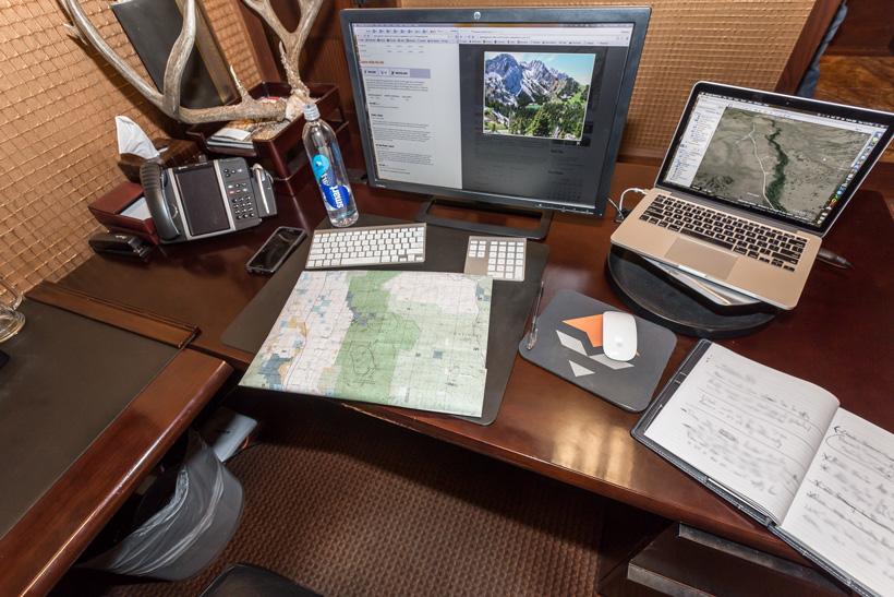 Maps computer and gohunt insider for finding hunting spots