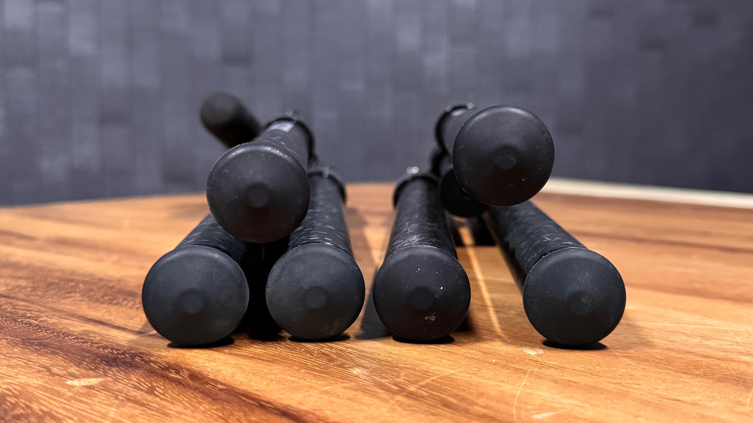 Tricer tripod comparison showing reduced diameter size